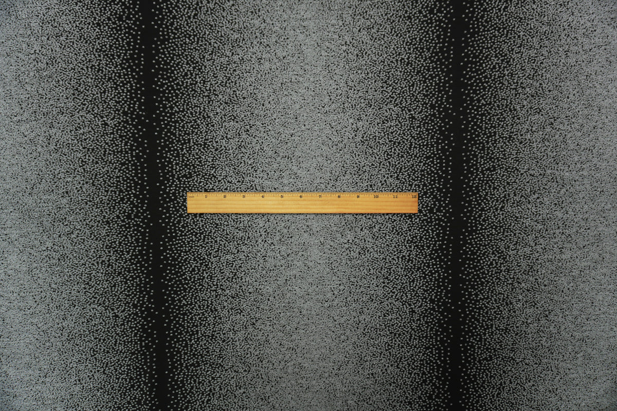 Black Famous Maker Nylon Spandex Dot Jacquard Double Knit Fabric