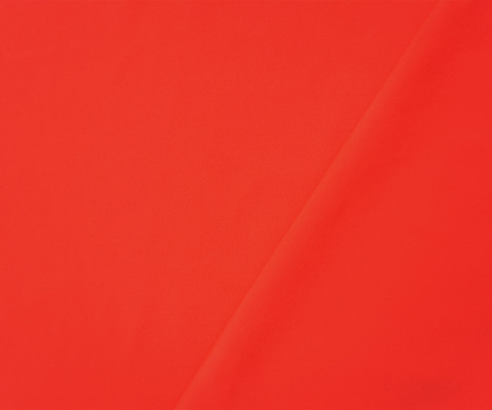 Red Orange Famous Maker Nylon Solid Tricot Knit Yoga Fabric