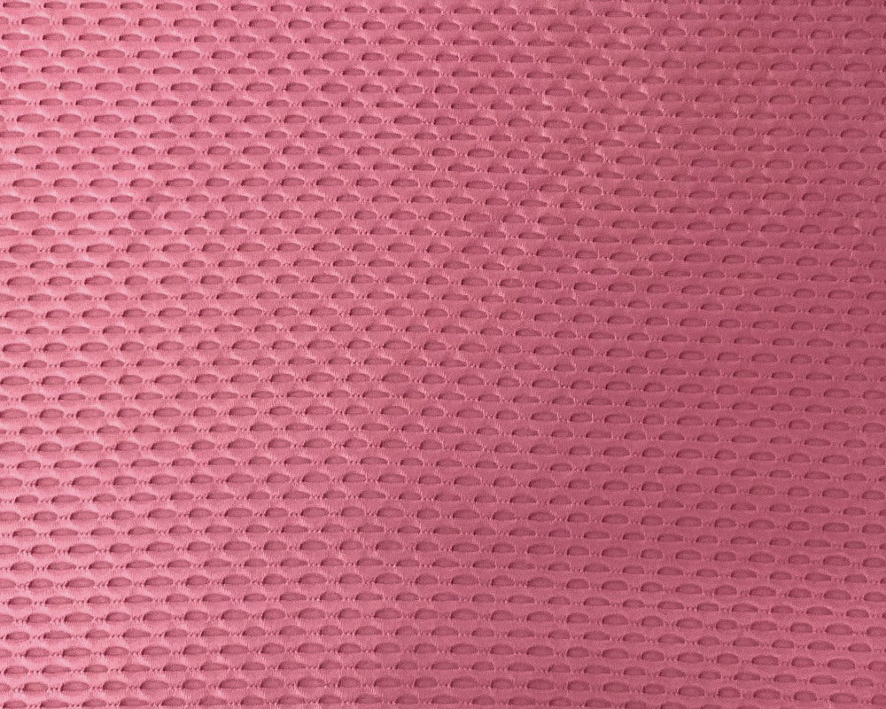 Pink Nylon Spandex Stretch Mesh Knit Famous Maker Yoga Fabric