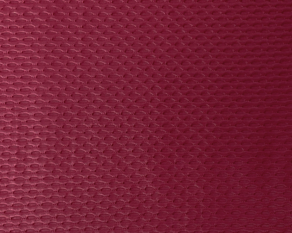 Red Nylon Spandex Stretch Mesh Knit Famous Maker Yoga Fabric