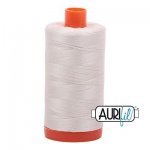 Aurifil 50wt 1300m 2309 Silver White