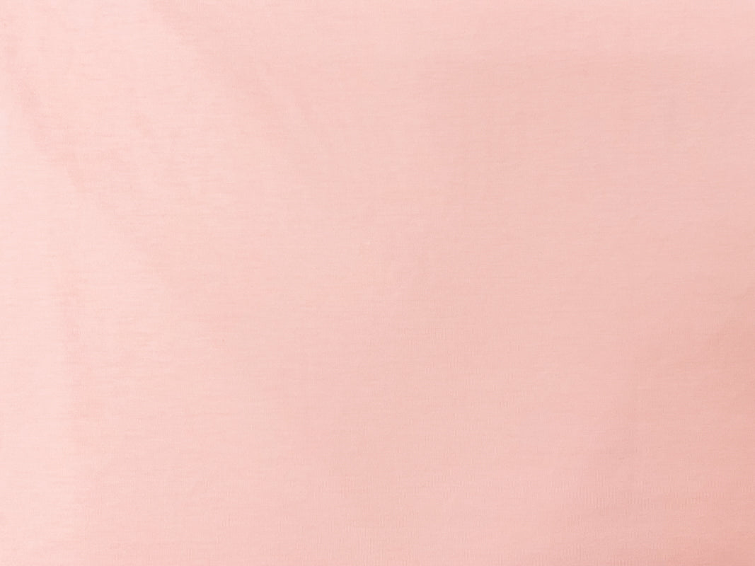 Peach Poly Spandex Stretch Solid Jersey Knit Fabric