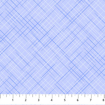 Northcott On The Bias quilting cotton in Faded Denim blue