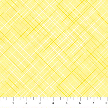 Northcott On The Bias quilting cotton in Buttercup yellow