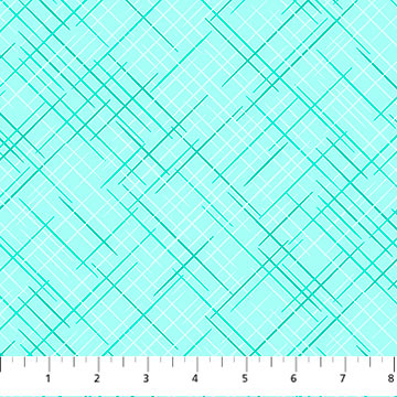 Northcott On The Bias quilting cotton in Spindrift