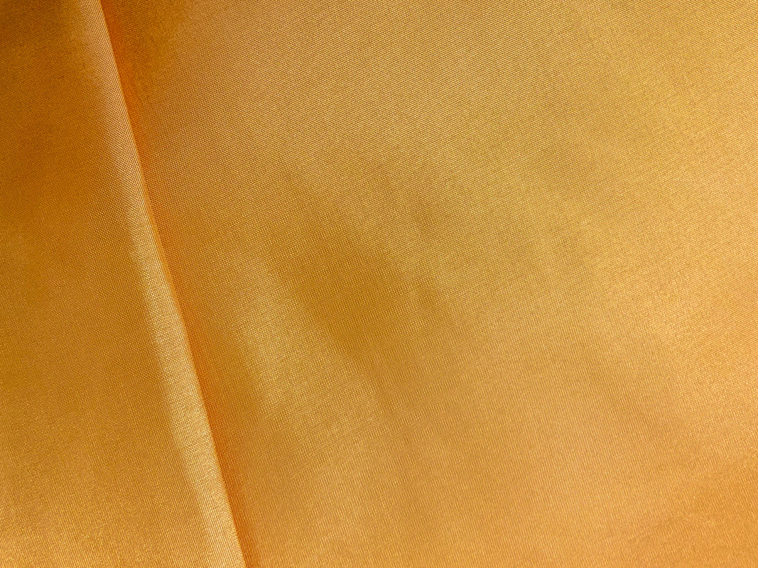Orange Poly China Silk Solid Lining Woven Fabric