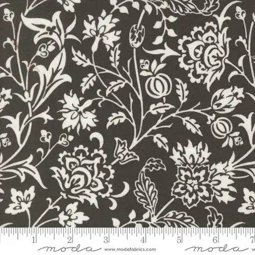 108" Agatha Road Midnight Cotton Wideback Fabric Per Yard Moda Fabrics & Supplies
