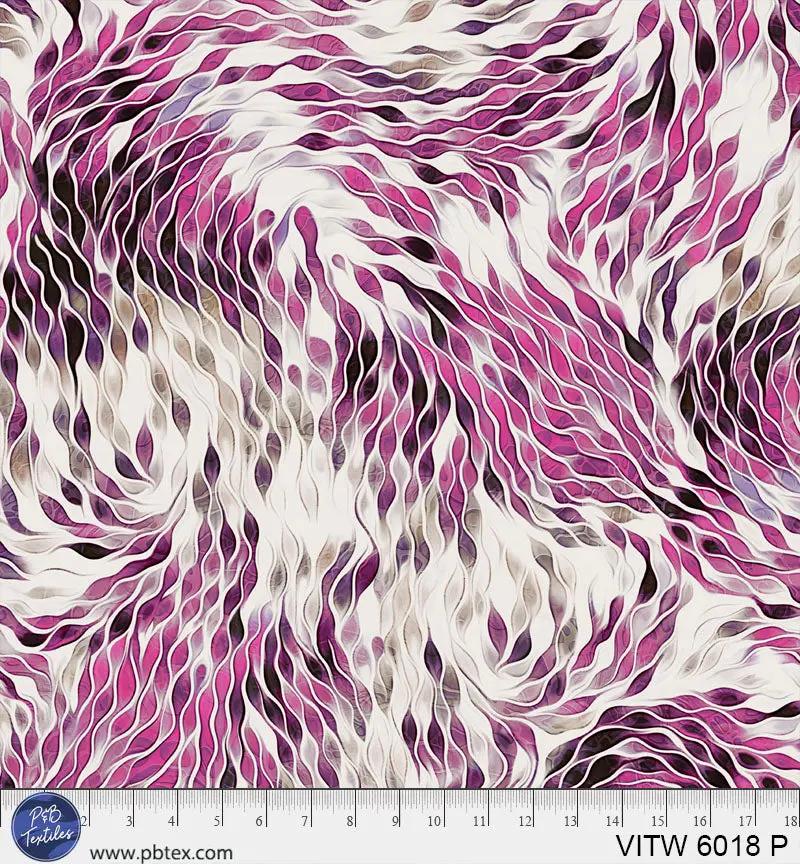 108" Vitality Chic Pink Cotton Wideback Fabric per yard P&B Textiles