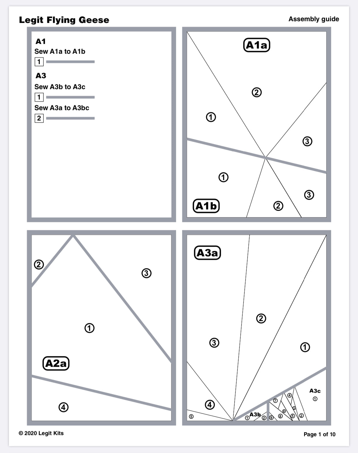 Legit Flying Geese Pattern