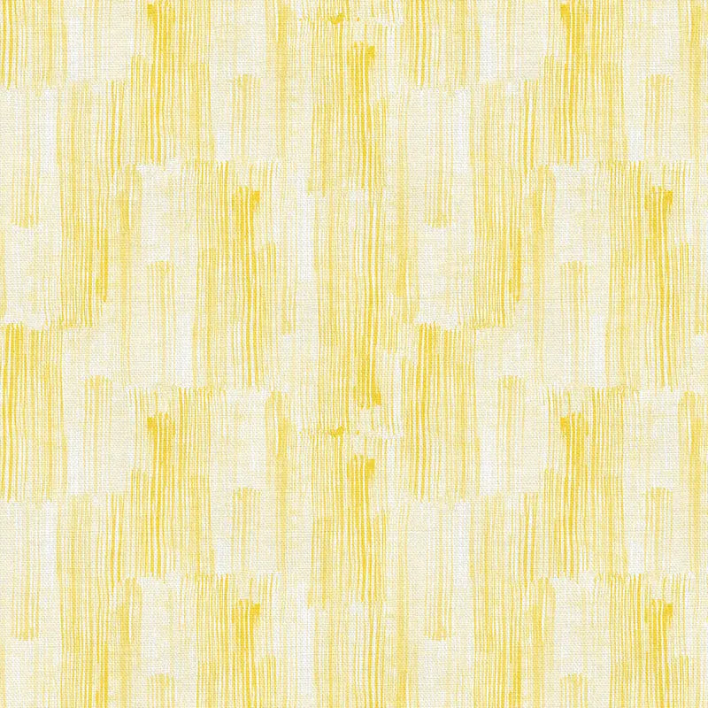 Yellow Stroke of Genius Bright Yellow Cotton Wideback Fabric per yard