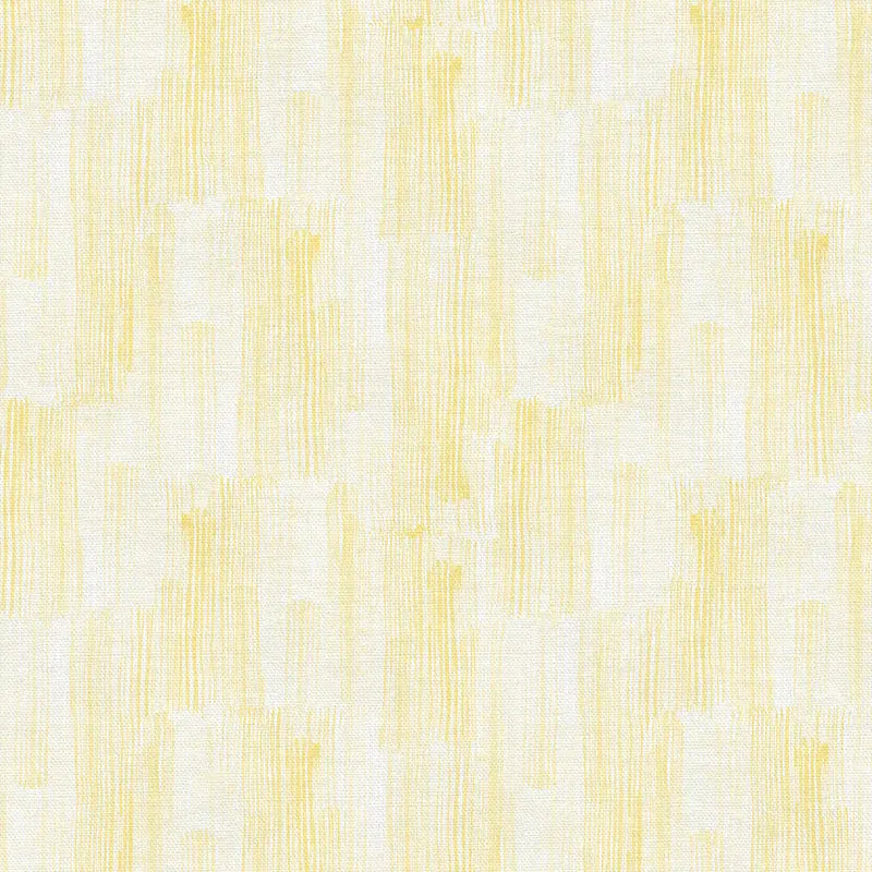Yellow Stroke of Genius Lemon Cotton Wideback Fabric per yard