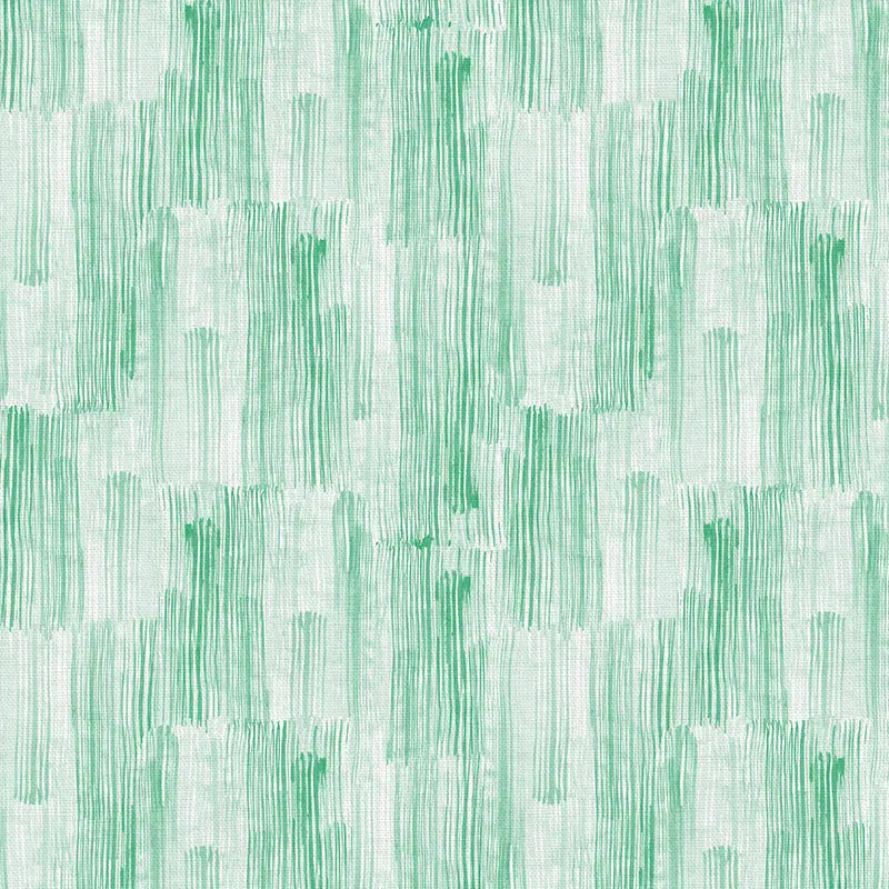 Green Stroke of Genius Mint Cotton Wideback Fabric per yard