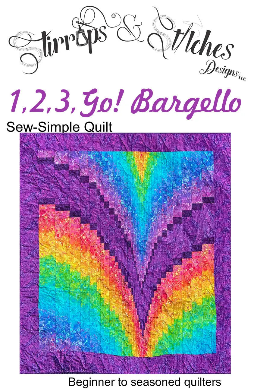 123 Go! Bargello Quilt Pattern - Linda's Electric Quilters