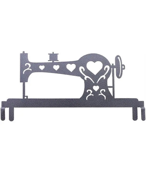 12in Sewing Machine Header Charcoal - Linda's Electric Quilters
