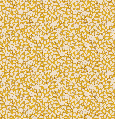 Tilda Creating Memories Spring Avery quilting cotton in Yellow