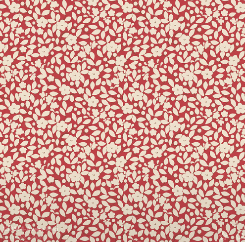 Tilda Creating Memories Winter Avery quilting cotton fabric in Red