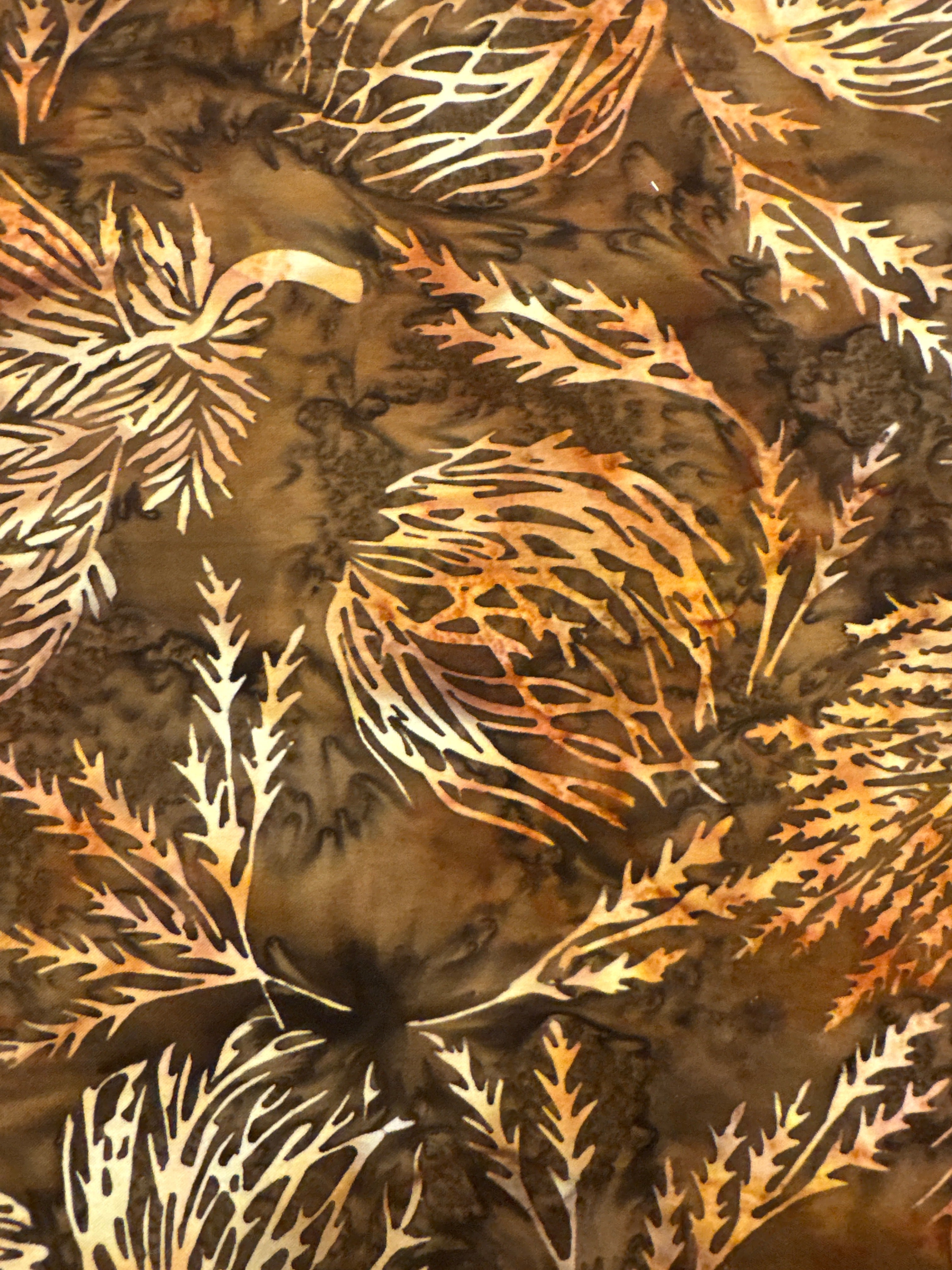 Tumbleweeds Brown blender quilting fabric by Hoffman Fabrics