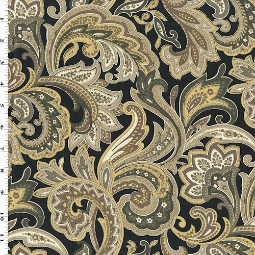 Paisley Drapery Fabric - Linda's Electric Quilters