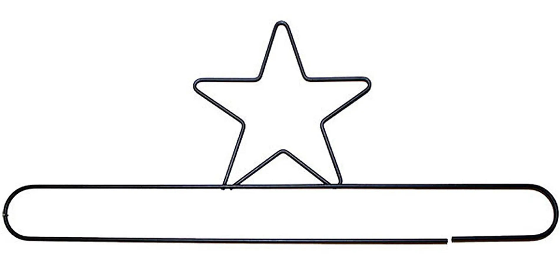16in Star Split Bottom Hanger Silver - Linda's Electric Quilters