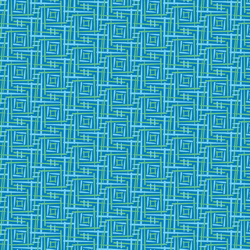 Transparency - Fence - Bluebell 44" / 45" Fabric Per Yard