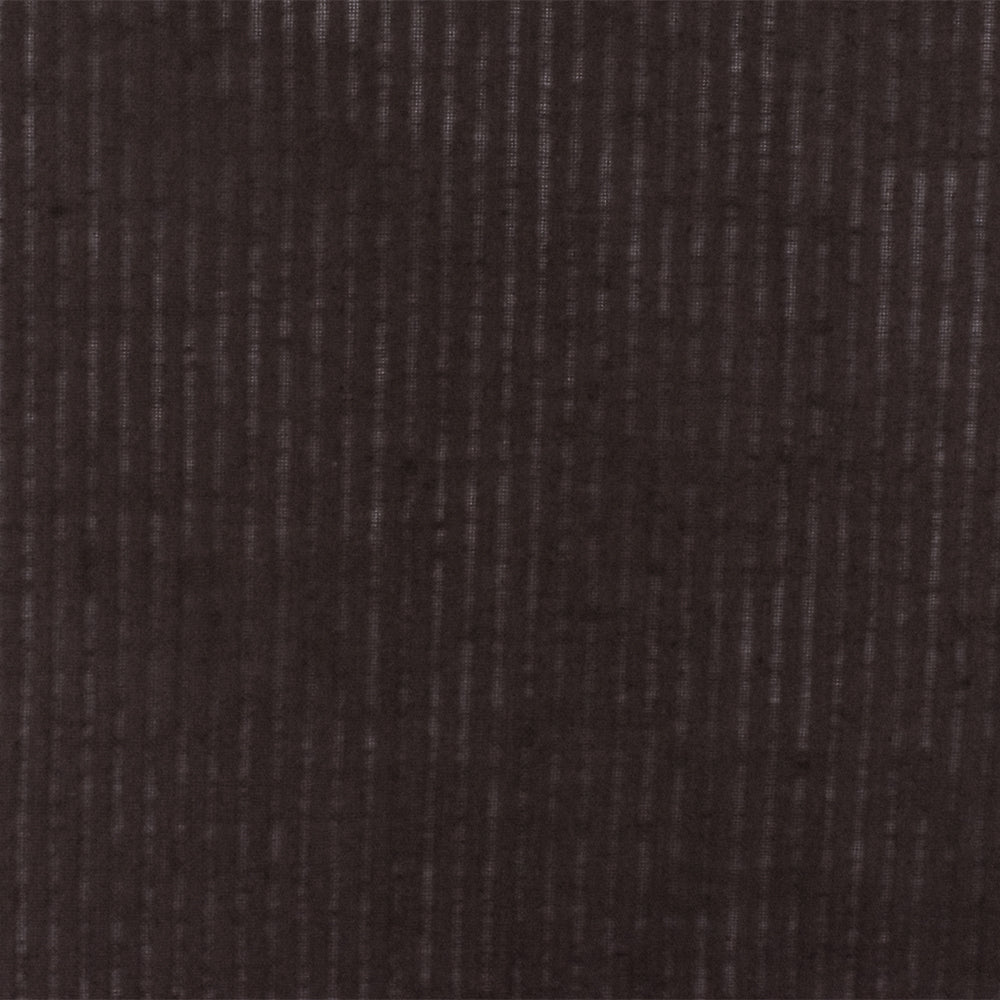Brown Stripe Cotton Leno Woven Fabric