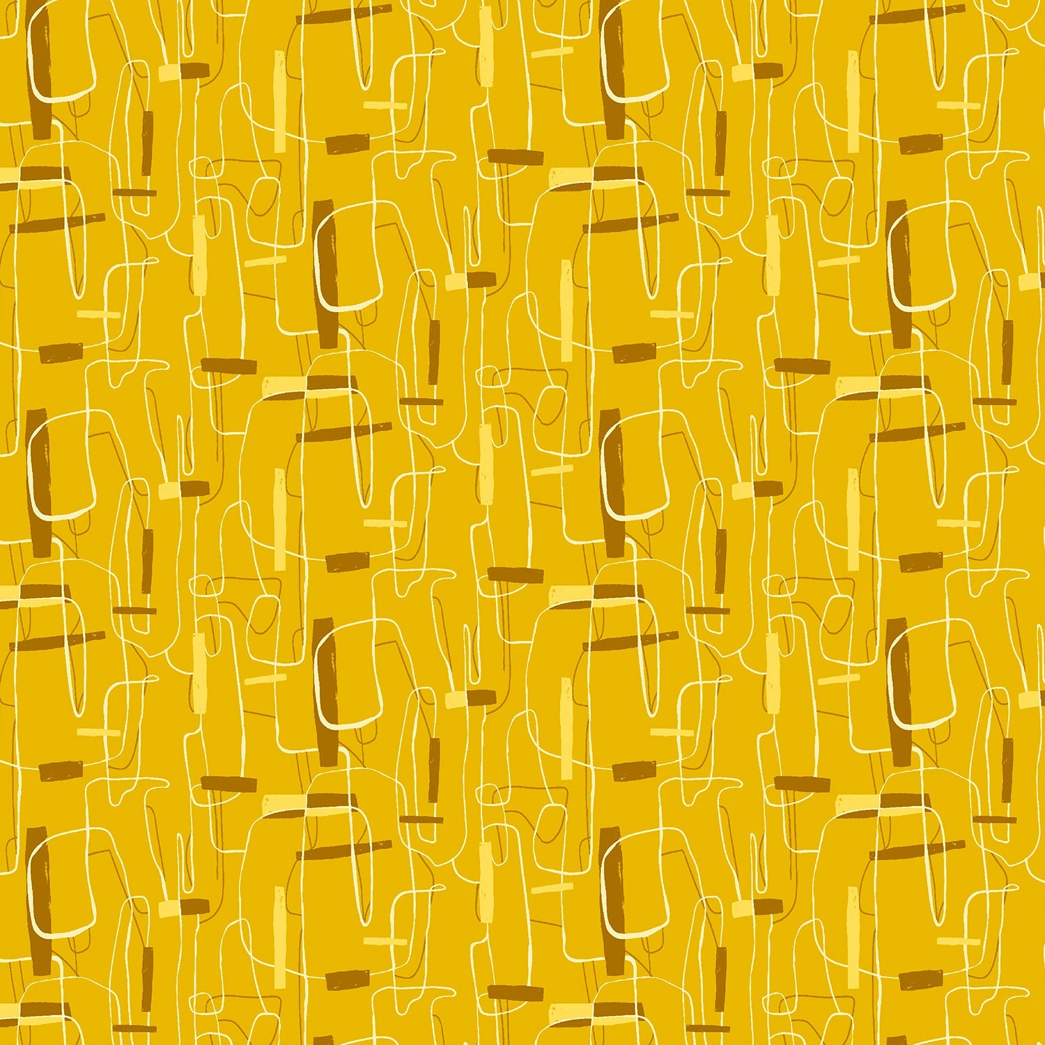 Brushstrokes Marigold Yellow blender quilting fabric by RJR Fabrics