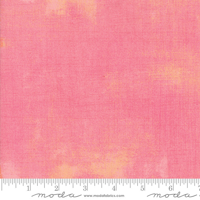 Moda Grunge Basics Peony quilting cotton fabric detail