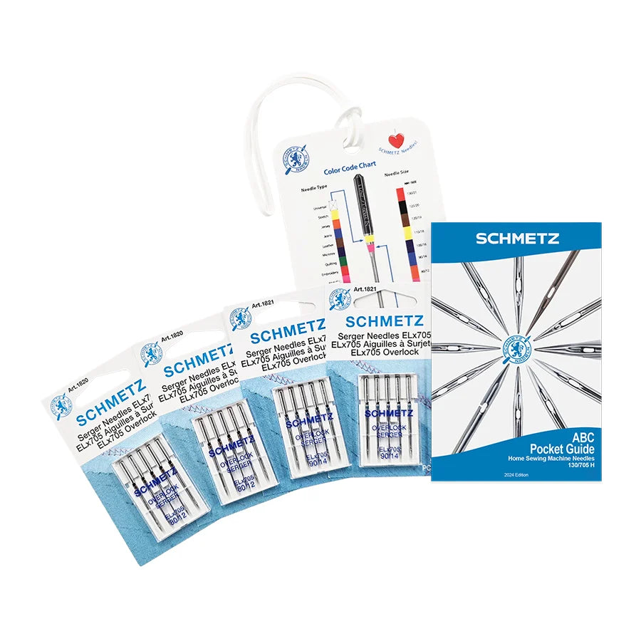 Serger Sampler Needle Bundle - SCHMETZ Needle Bundle
