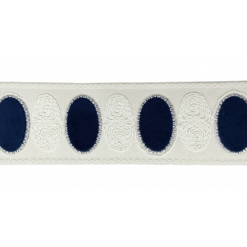 2 1/2-inch Decorative Velvet Trim Tape – 5 Yard Roll  | Style BR-7596