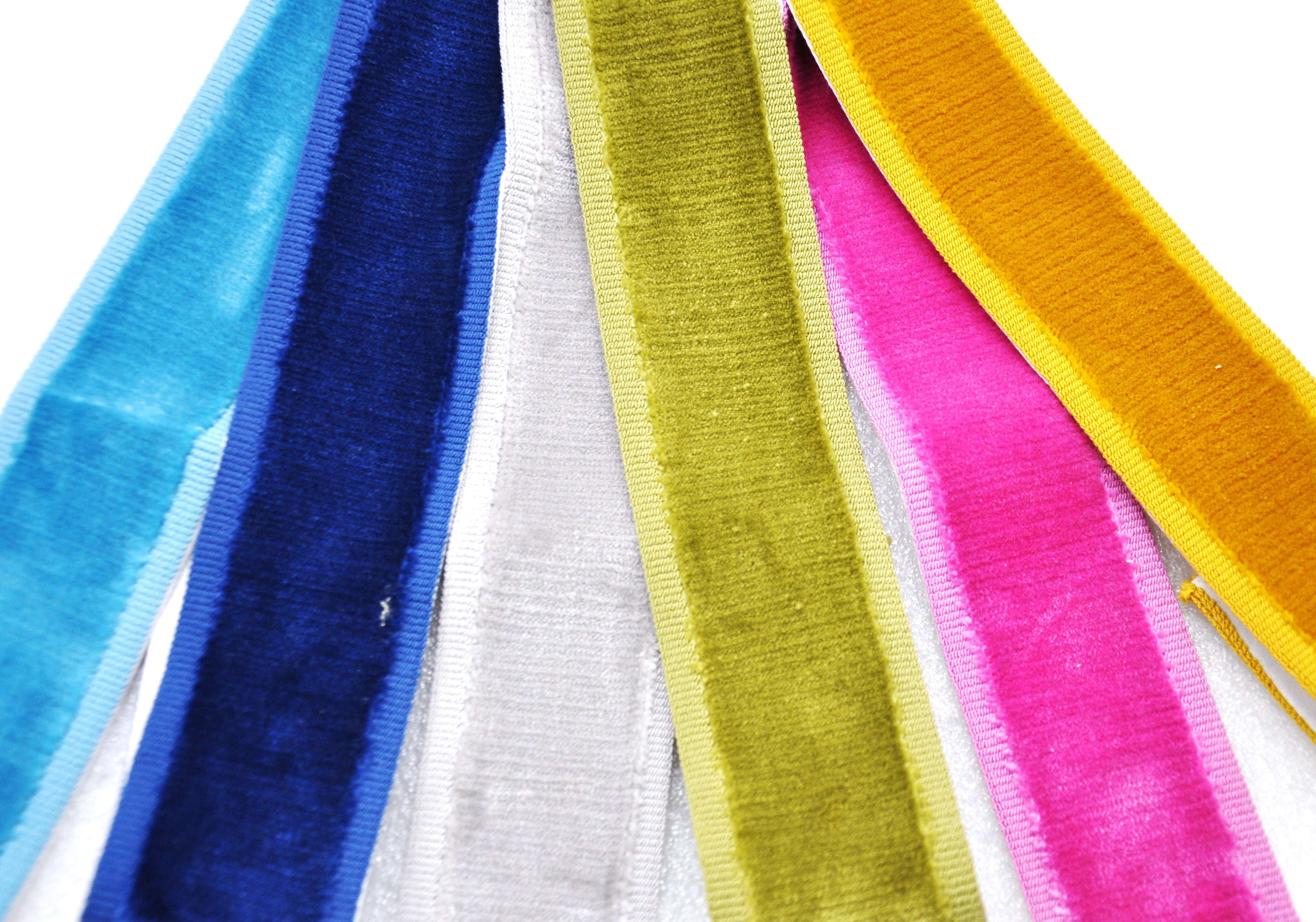 2-inch Decorative Plain Velvet Trim Tape – 5 Yard Roll | Style BR-7590V