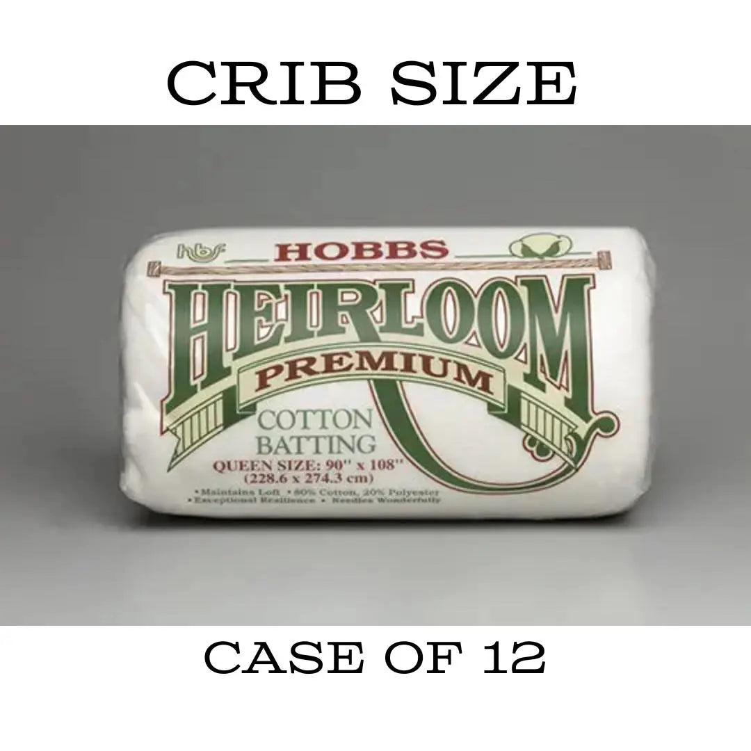 Hobbs Heirloom 80/20 Crib Size Batting Case Hobbs Bonded Fibers