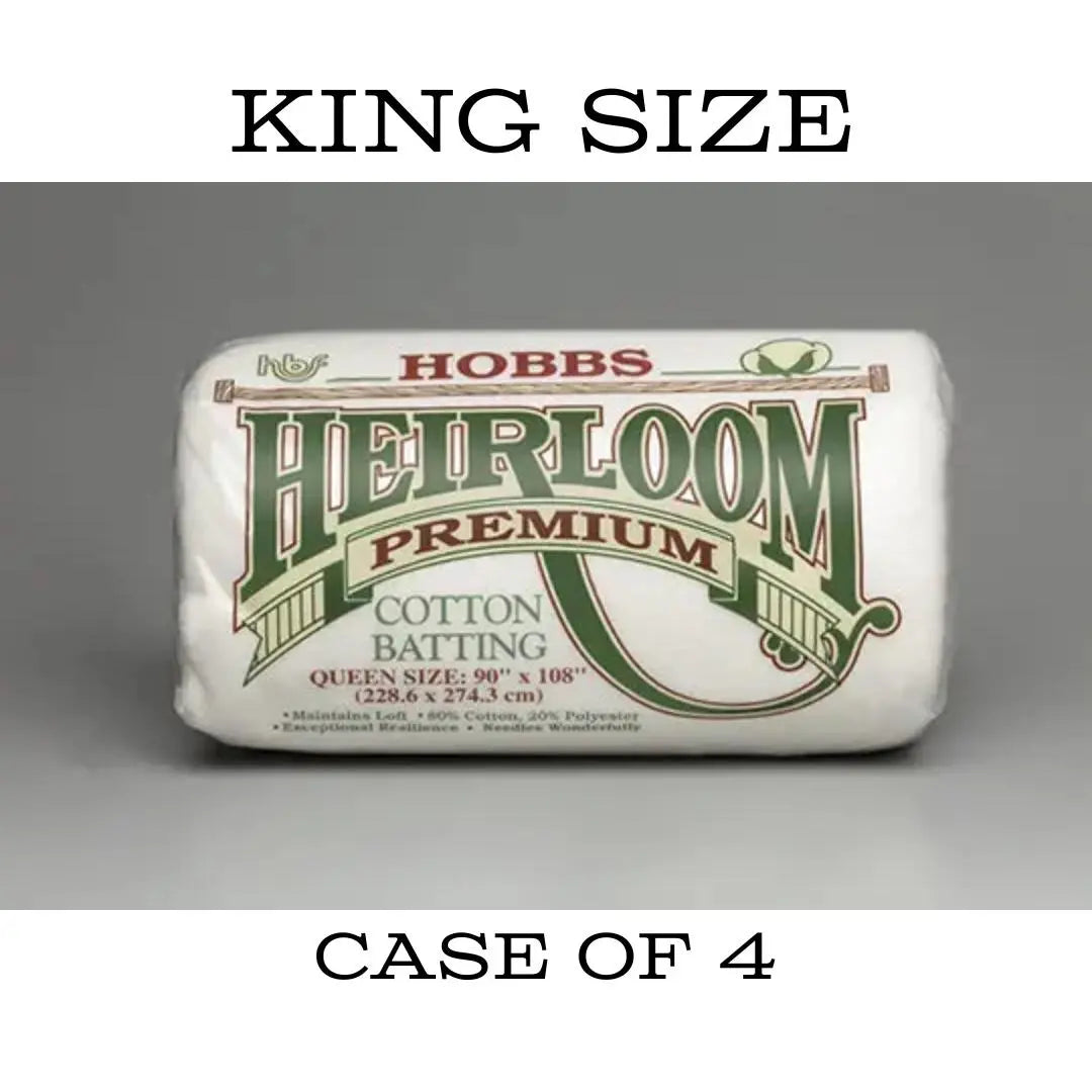 Hobbs Heirloom 80/20 King Size Batting Case Hobbs Bonded Fibers