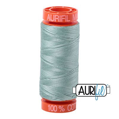 Aurifil 50wt Cotton Mako thread 2845 Juniper 200m spool