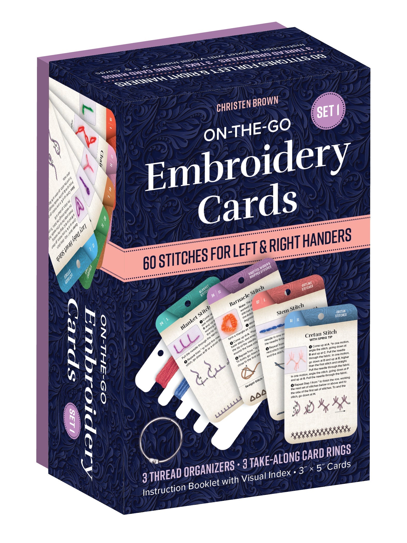 On-the-Go Embroidery Cards Set 1
