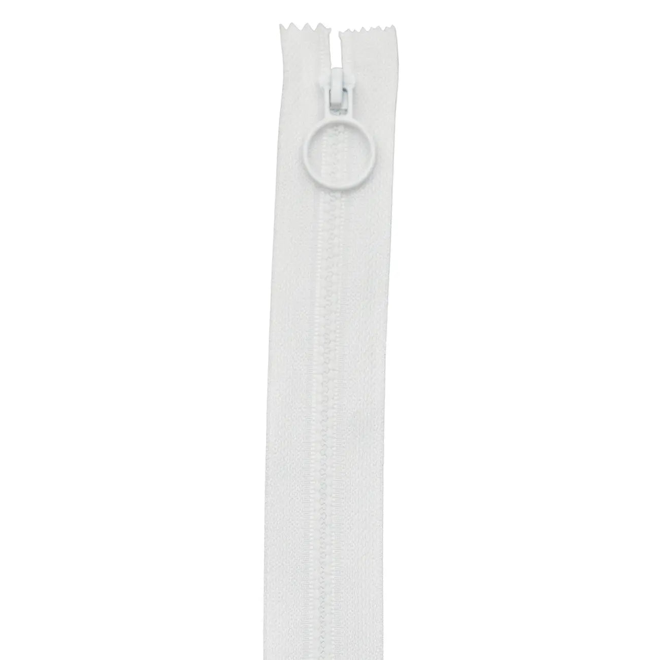 20in White Hoop Pull Zipper 2pk Checker Distributor
