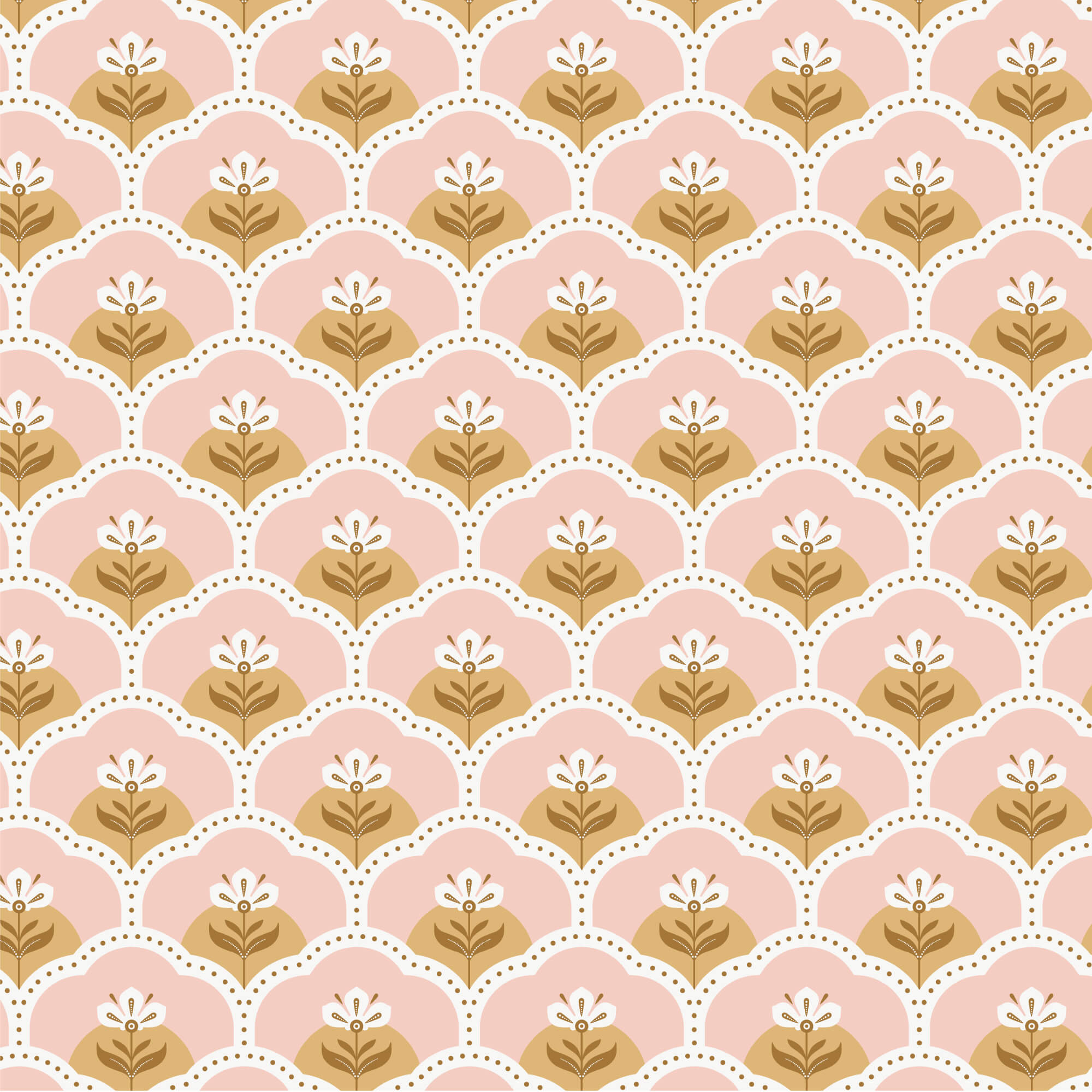 Vintage Charm - Rosie - Pink 44" / 45" Fabric Per Yard