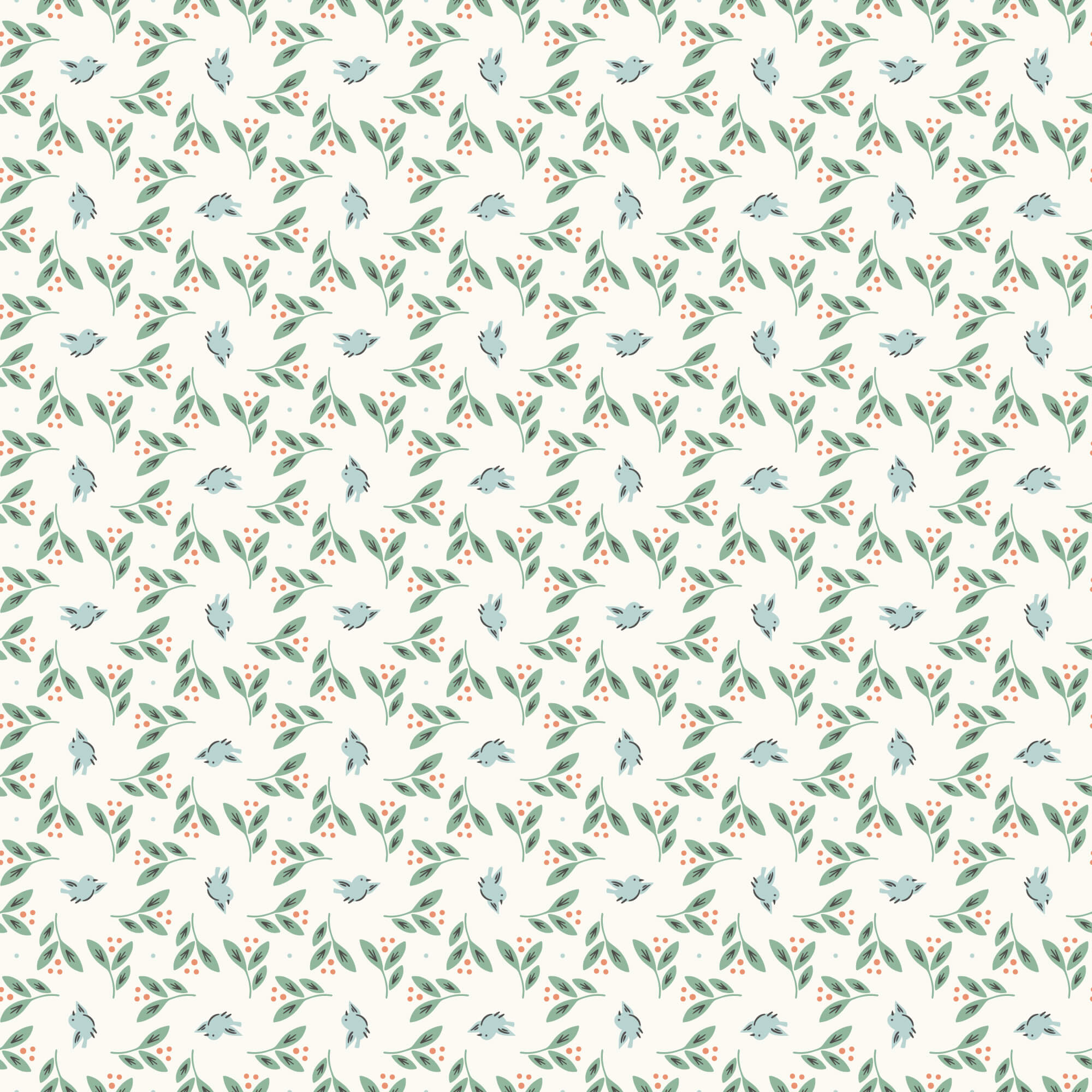 Little Bo - Birds Overhead 44" / 45" Fabric Per Yard