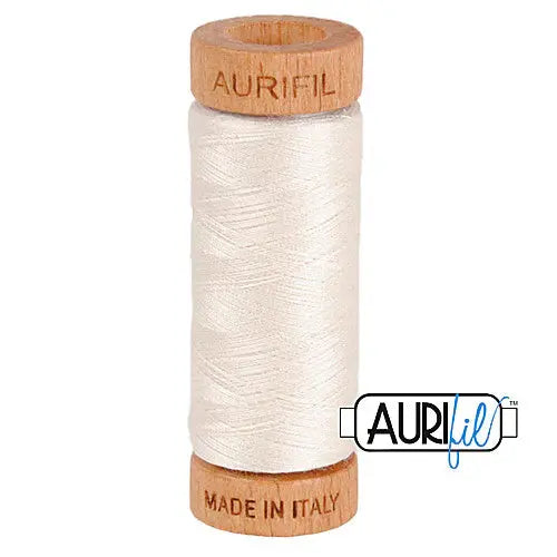 2311 Muslin Aurifil Cotton 80wt Spool - Linda's Electric Quilters