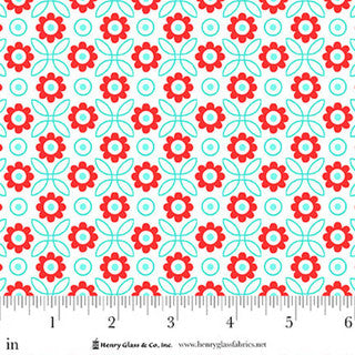 Jubilee Multi Two Tone Flower Cotton 44" / 45" Fabric per yard