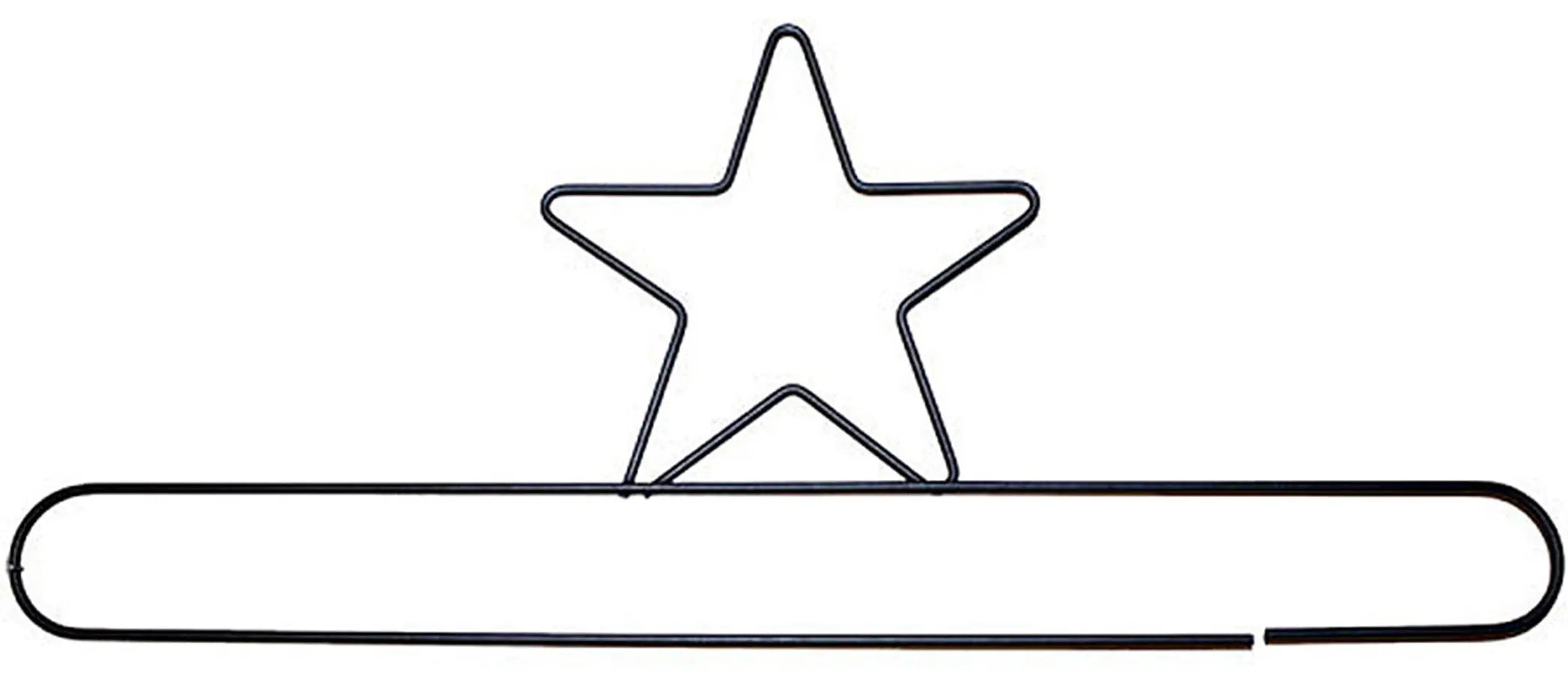 24in Star Split Bottom Hanger Silver - Linda's Electric Quilters
