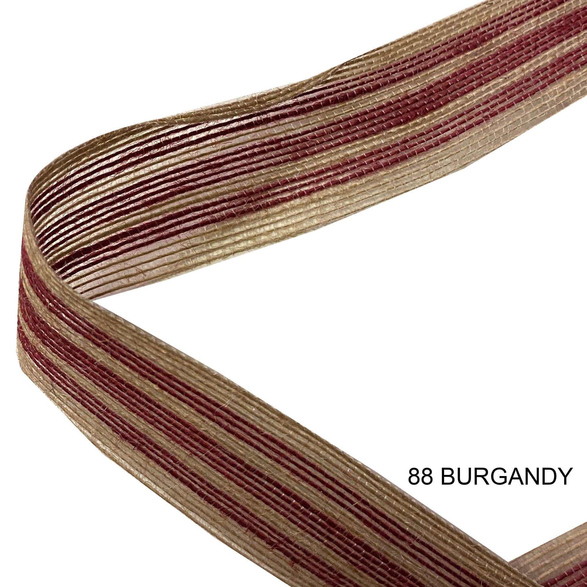 (25 Yd Roll) 1.5 Inch Strip Burlap Braid for Crafts, DIY, and Apparel BR-780