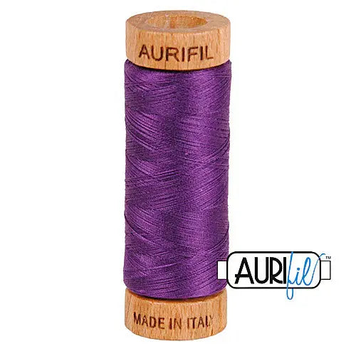 2545 Medium Purple Aurifil Cotton 80wt Spool - Linda's Electric Quilters