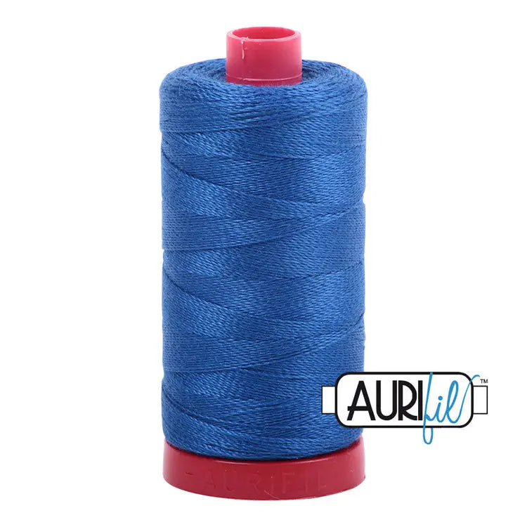 2735 Medium Blue Aurifil Cotton 12 WT Large Spool Aurifil