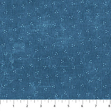 Blue Tri Star American Heartland Cotton 44"/45" Fabric Per Yard