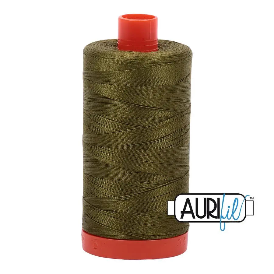 2887 Very Dark Olive Aurifil Cotton 50wt