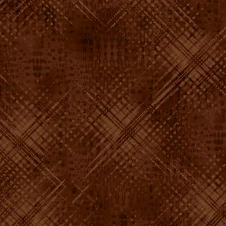Brown Vertex Chocolate Wideback Cotton Fabric Per Yard Quilting Treasures Fabric