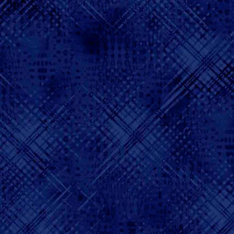 Blue Navy Vertex Wideback Cotton Fabric per yard