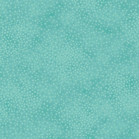 Green Aqua Spotsy Cotton 44"/45" Fabric Per Yard
