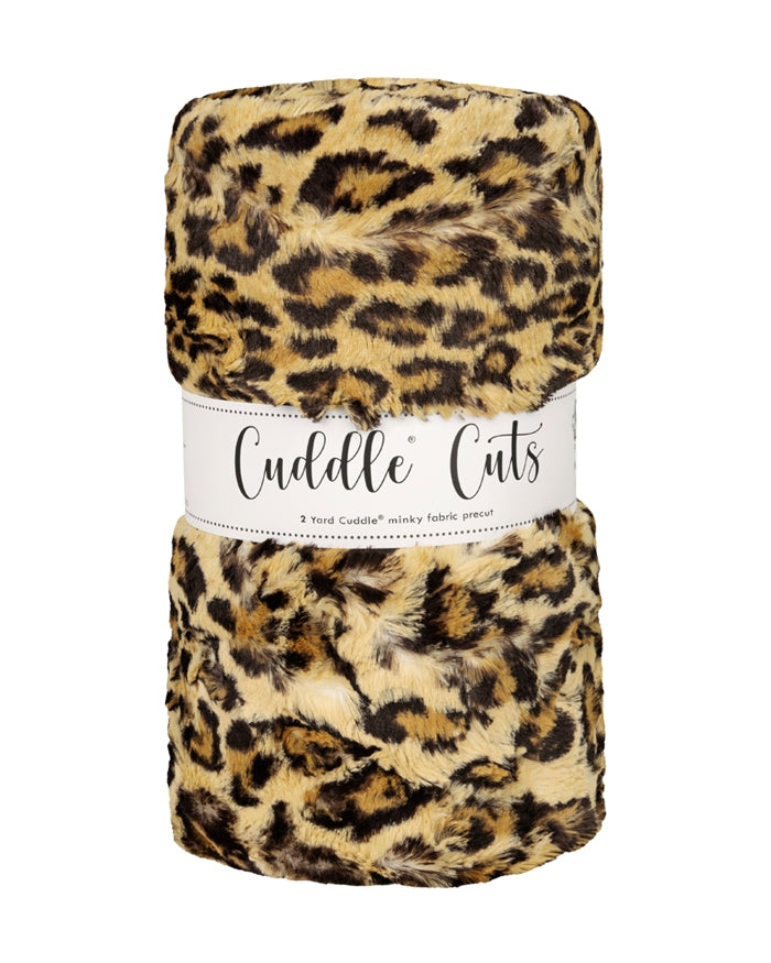 Leopard Sand 2 Yard Luxe Cuddle Cut