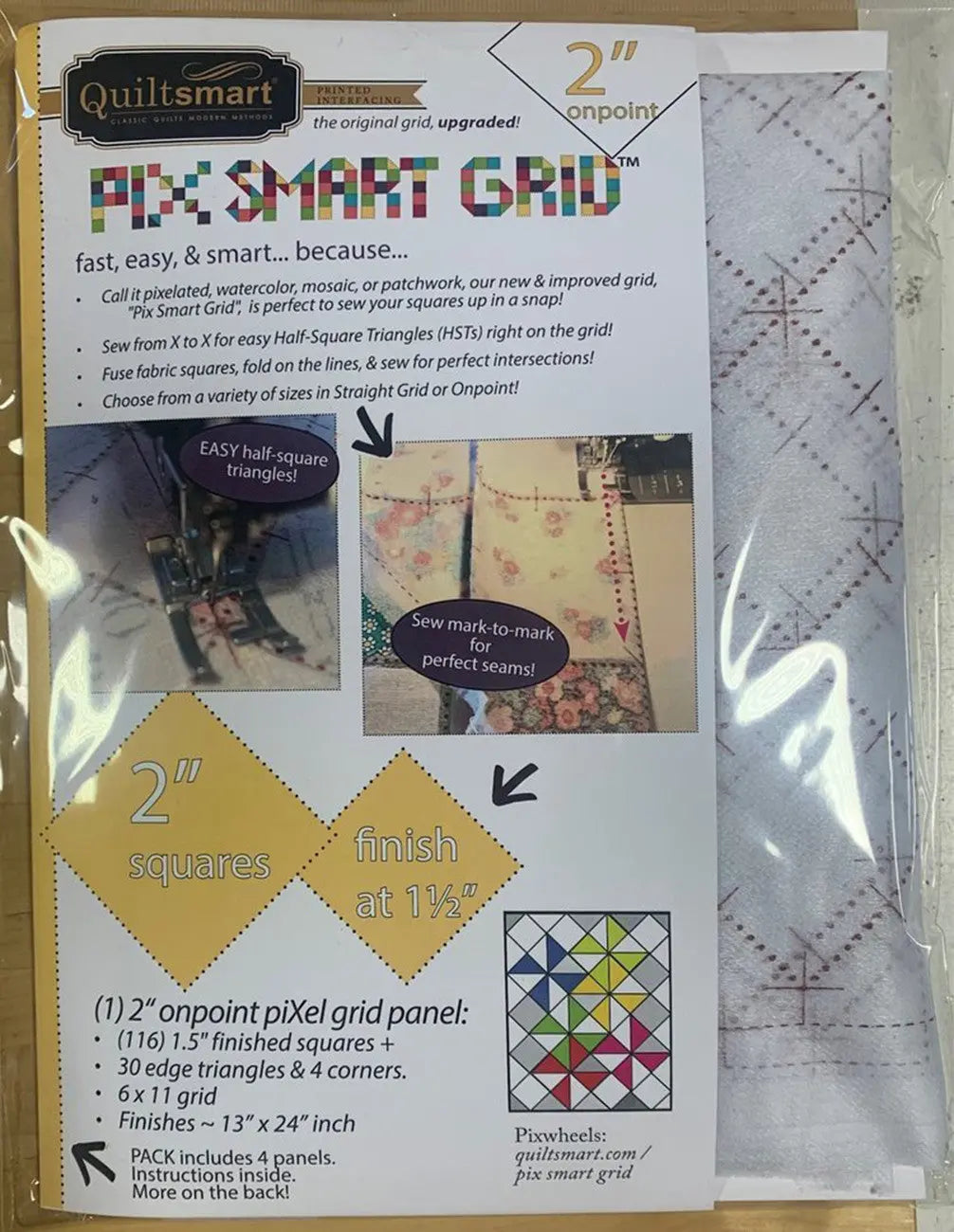 2in Pix Smart Grid On Point - Linda's Electric Quilters